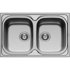 Maidtec 1007139901 Coventry 2B Ένθετος Νεροχύτης Inox Σατινέ Μ79xΠ50cm Ασημί Maidtec 1007139901 Coventry 2B Ένθετος Νεροχύτης Inox Σατινέ Μ79xΠ50cm Ασημί